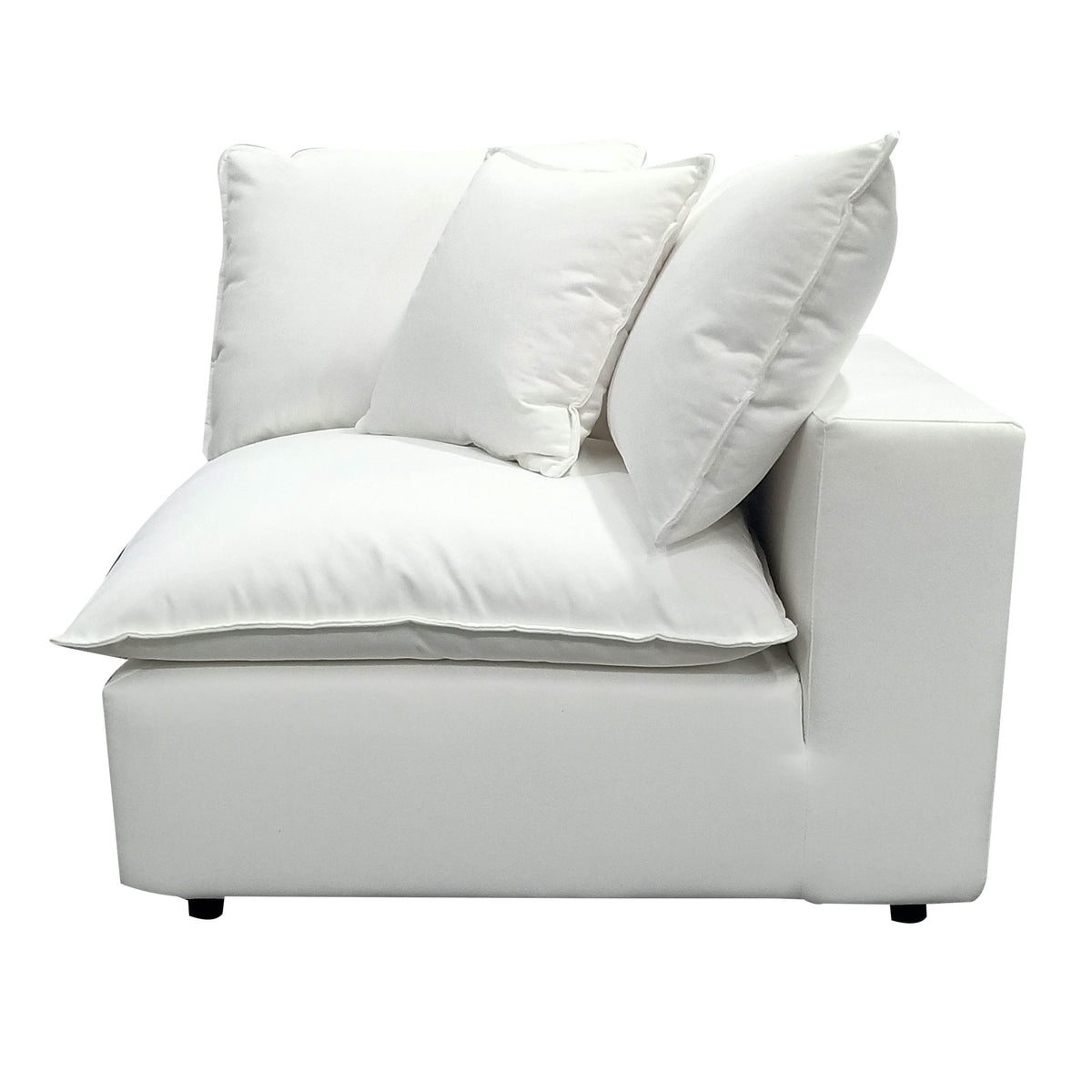 Cali Pearl Performance Fabric Corner Chair by TOV Furniture – photo 4 of 8