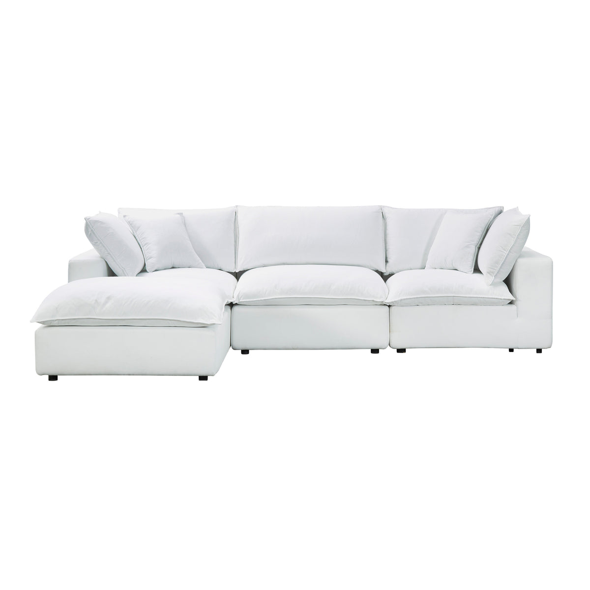 Cali Pearl Performance Fabric Modular 4 Piece Sectional by TOV Furniture – photo 3 of 6