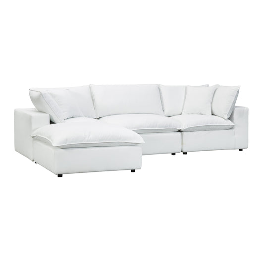 Cali Pearl Performance Fabric Modular 4 Piece Sectional by TOV