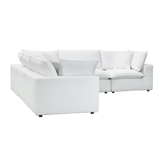 Cali Pearl Performance Fabric Modular L Sectional by TOV