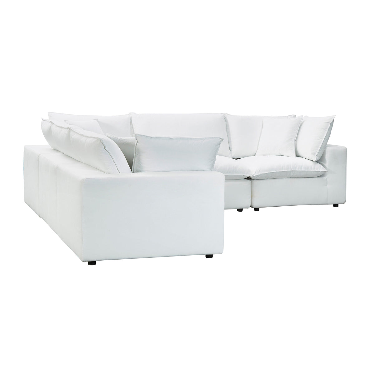 Cali Pearl Performance Fabric Modular L-Sectional by TOV Furniture – photo 1 of 6
