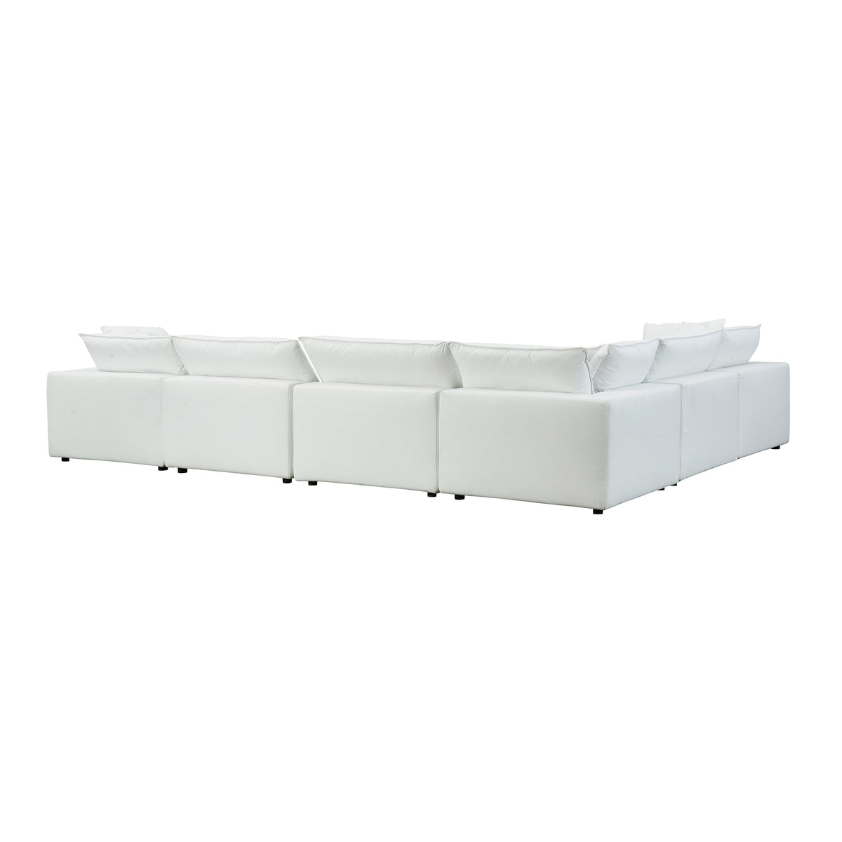 Cali Pearl Performance Fabric Modular Large Chaise Sectional by TOV Furniture – photo 5 of 6