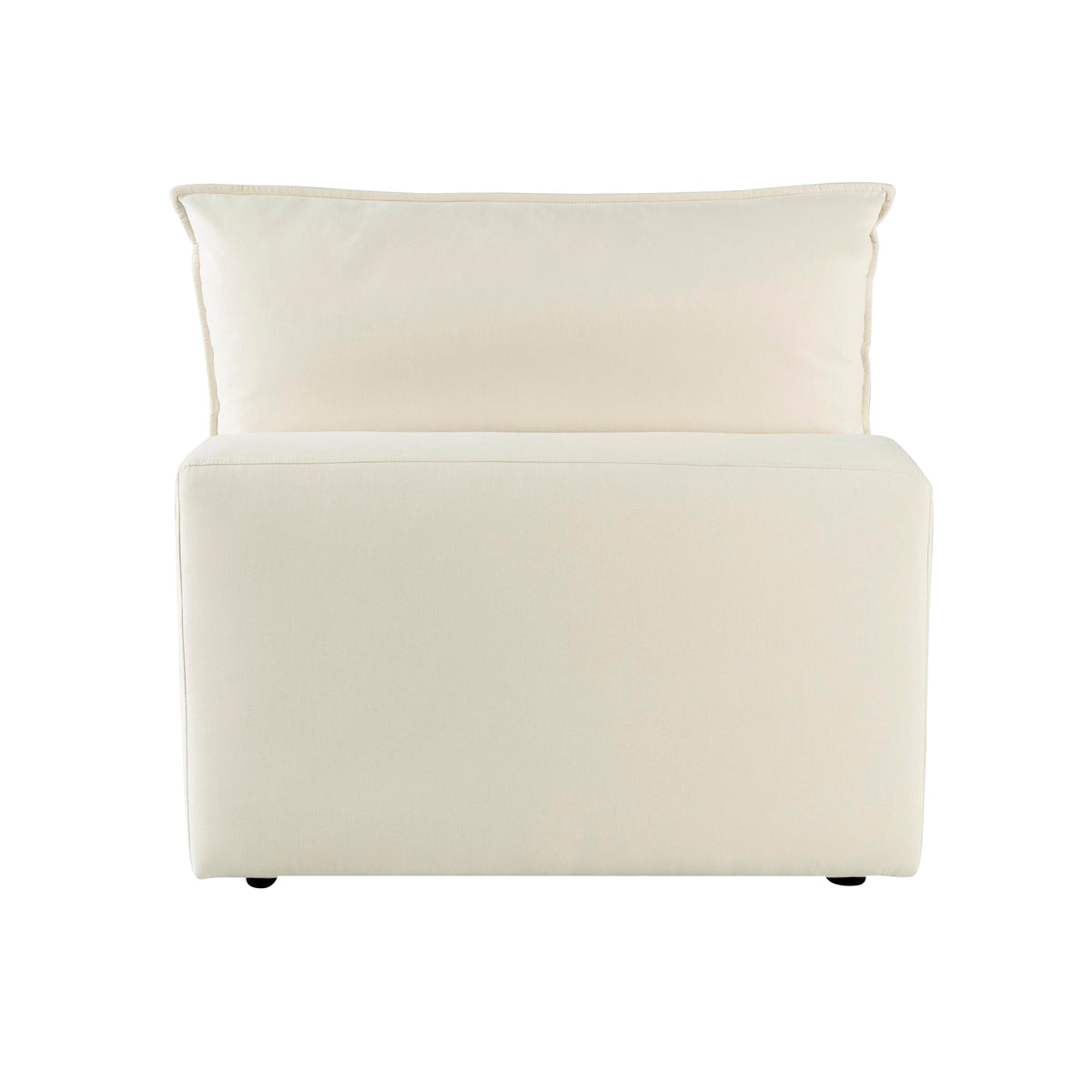 Cali Natural Performance Fabric Armless Chair by TOV Furniture – photo 5 of 7
