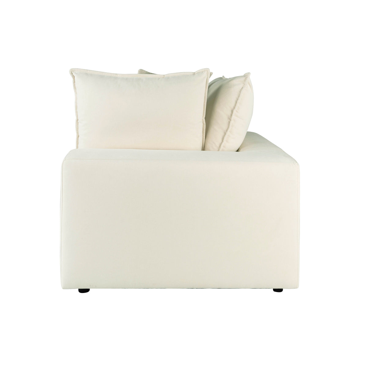 Cali Natural Performance Fabric Corner Chair by TOV Furniture – photo 5 of 6