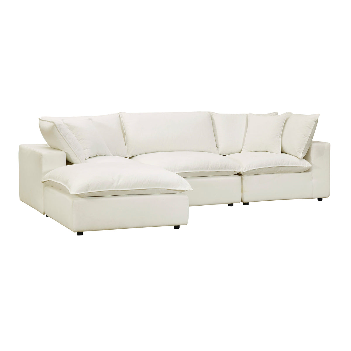 Cali Natural Performance Fabric Modular 4 Piece Sectional by TOV Furniture – photo 1 of 6