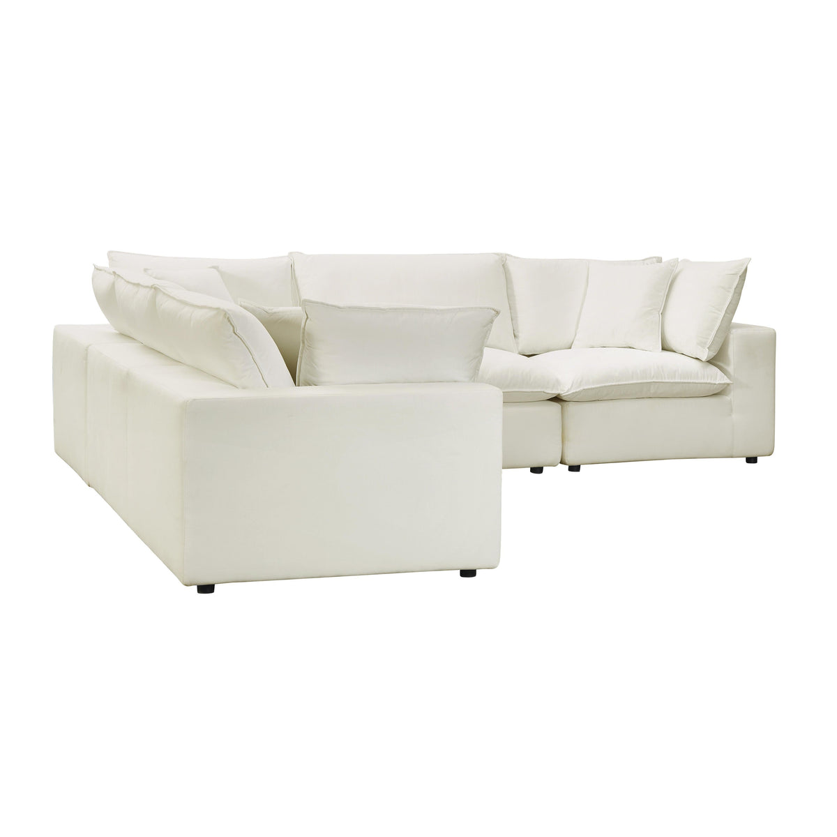 Cali Natural Performance Fabric Modular L-Sectional by TOV Furniture – photo 3 of 6