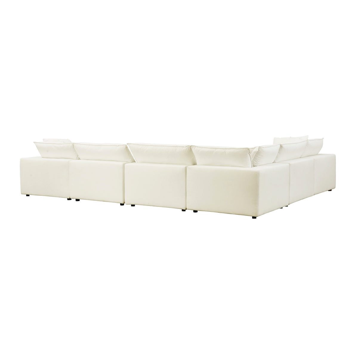 Cali Natural Performance Fabric Modular Large Chaise Sectional by TOV Furniture – photo 5 of 6
