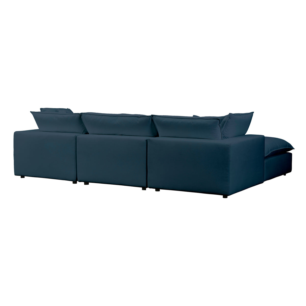 Cali Navy Performance Fabric Modular 4 Piece Sectional by TOV Furniture – photo 5 of 6