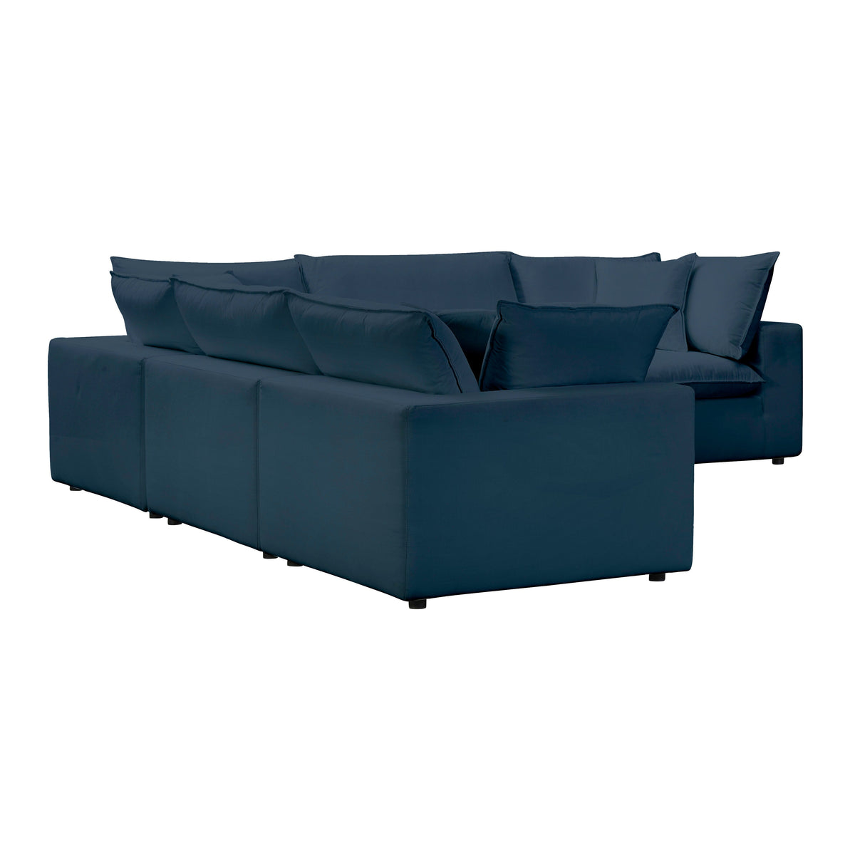 Cali Navy Performance Fabric Modular L-Sectional by TOV Furniture – photo 4 of 6
