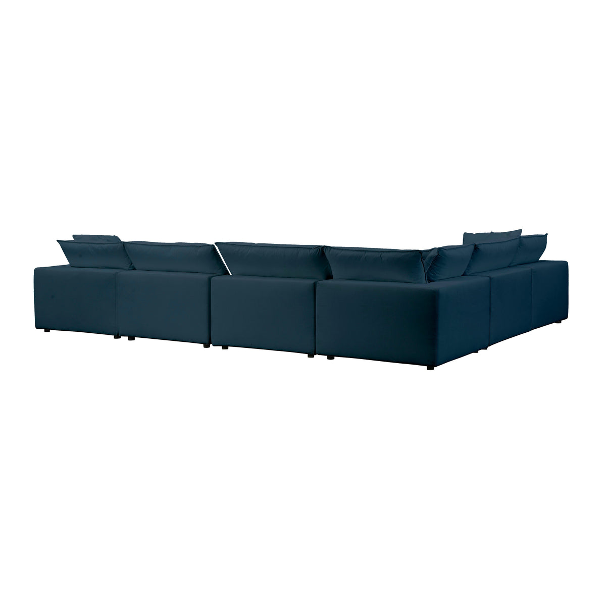 Cali Navy Performance Fabric Modular Large Chaise Sectional by TOV Furniture – photo 5 of 6