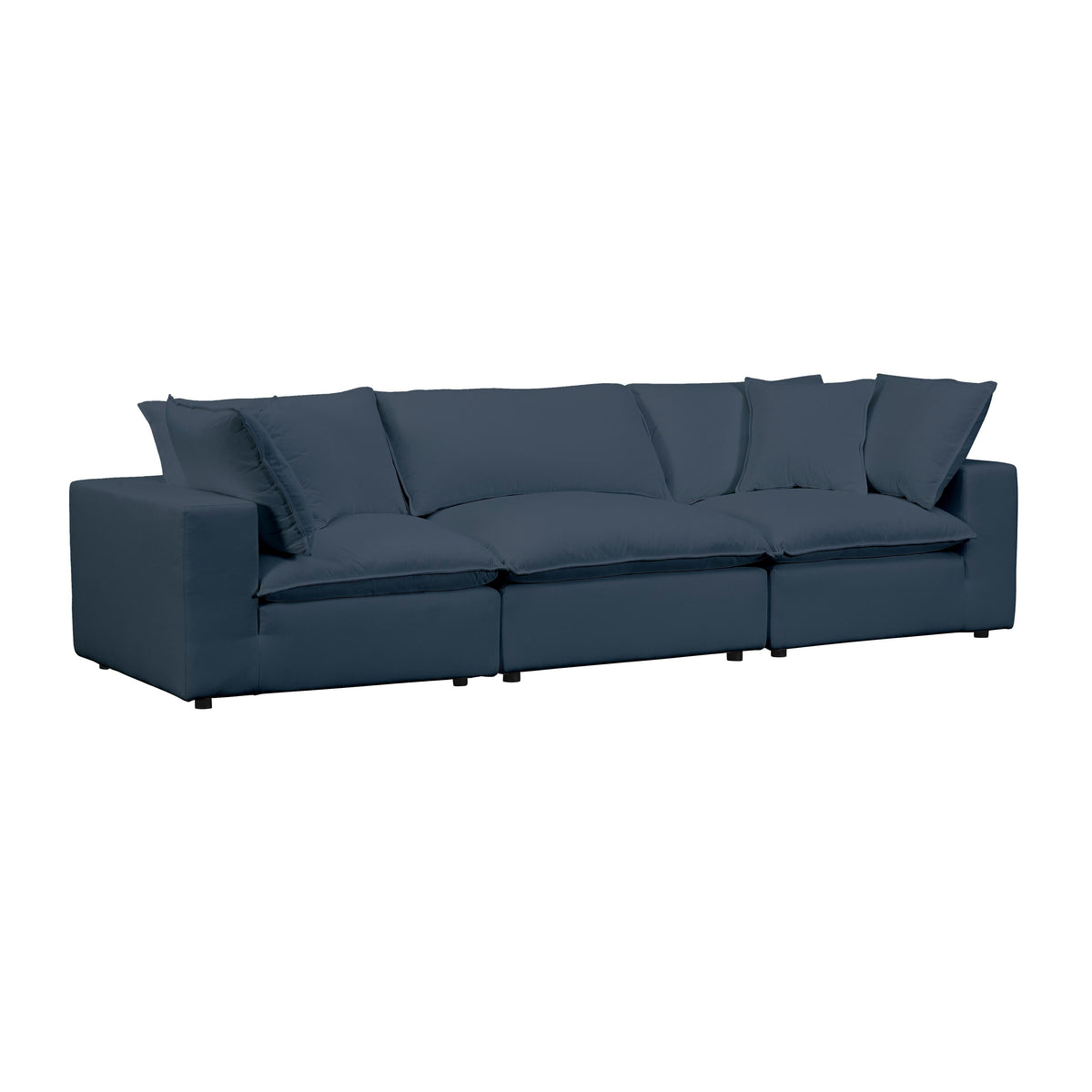 Cali Navy Performance Fabric Modular Sofa by TOV Furniture – photo 1 of 7