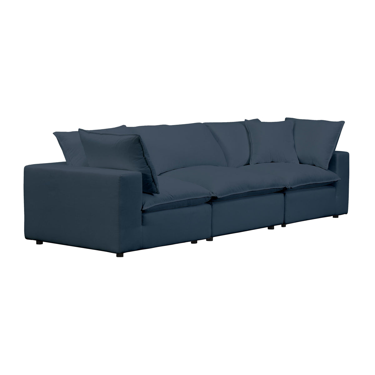 Cali Navy Performance Fabric Modular Sofa by TOV Furniture – photo 4 of 7