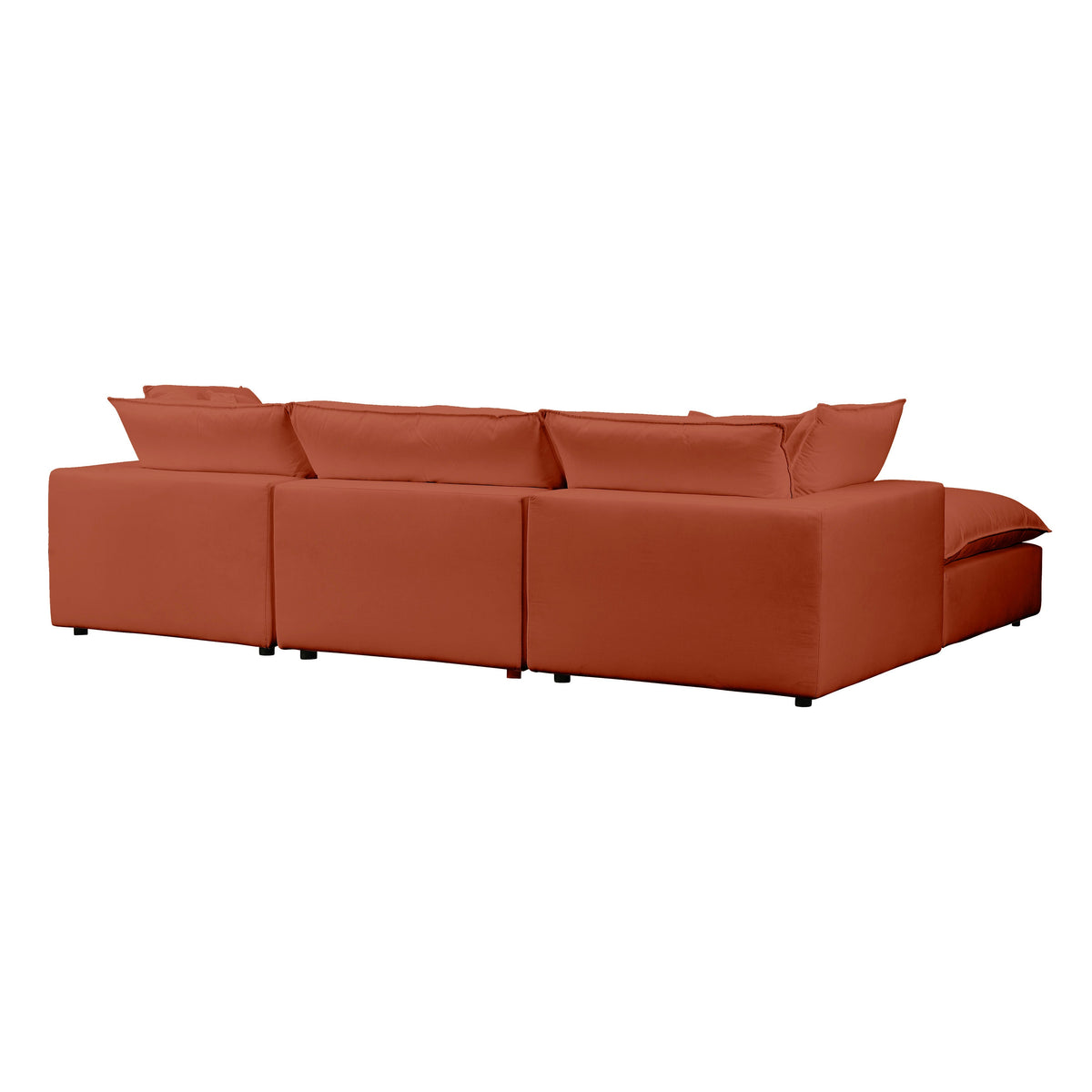 Cali Rust Performance Fabric Modular 4 Piece Sectional by TOV Furniture – photo 3 of 6