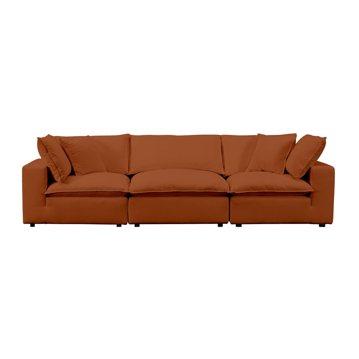Cali Rust Performance Fabric Modular Sofa by TOV Furniture – photo 3 of 6