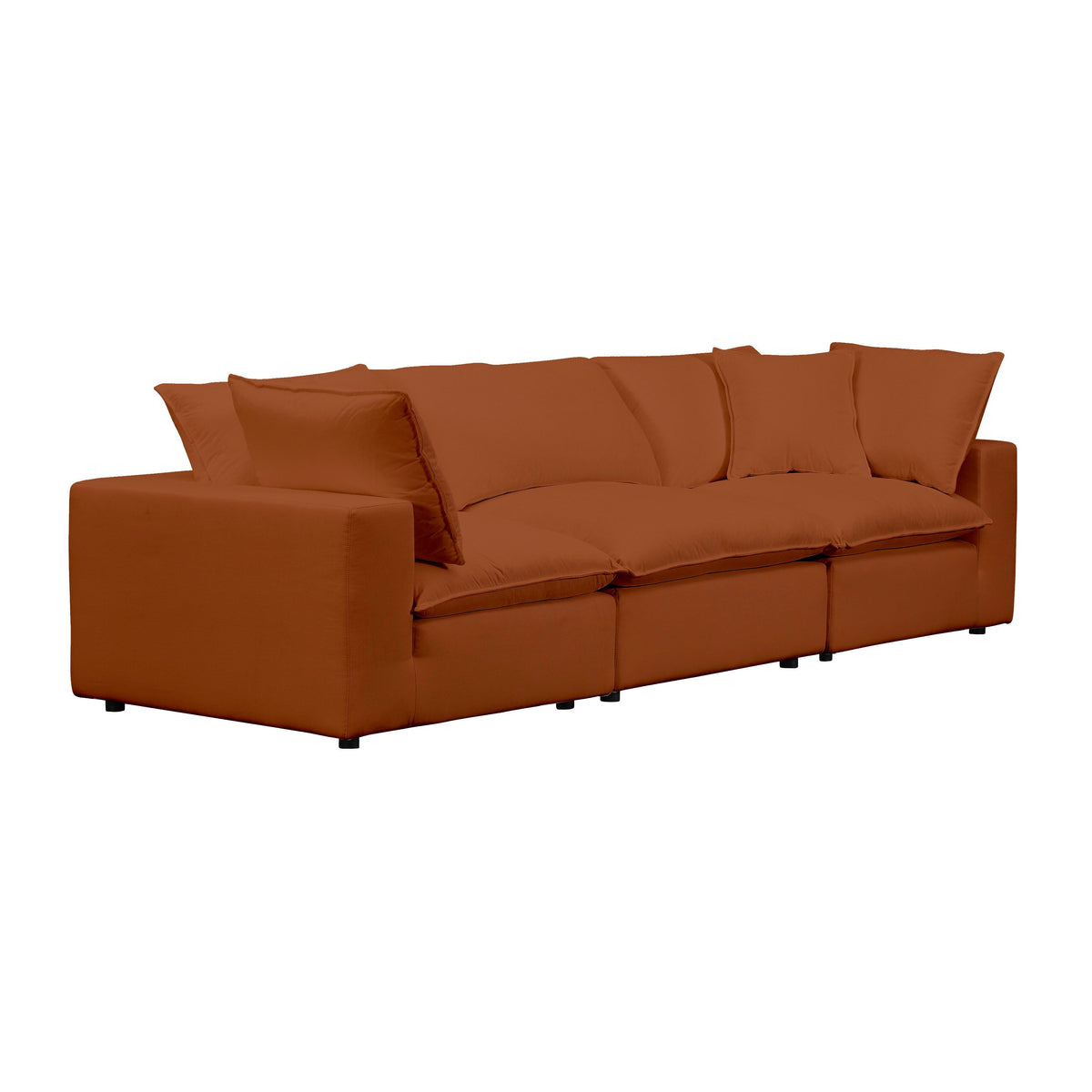 Cali Rust Performance Fabric Modular Sofa by TOV Furniture – photo 4 of 6