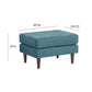 Cave Velvet Ottoman Ren L01140