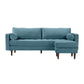 Cave 2 Piece Velvet Sectional Ren L01113 Sec