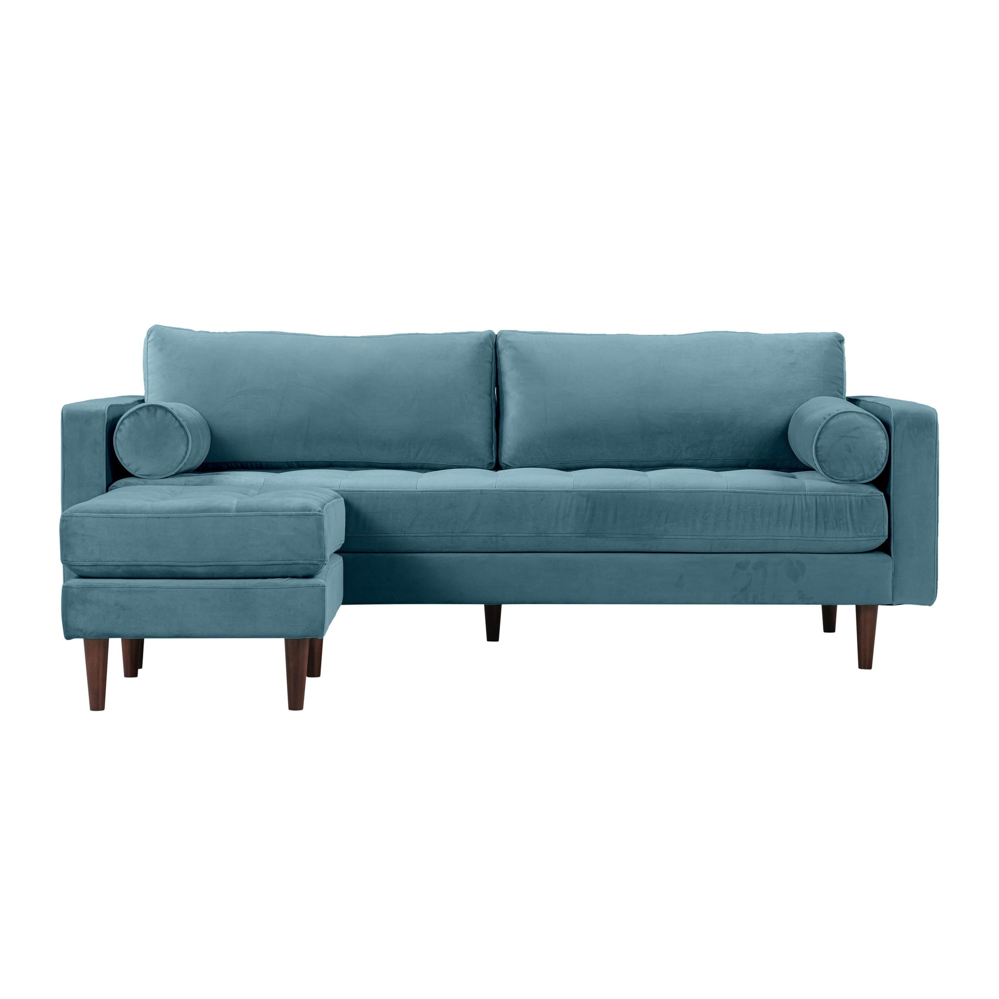 Cave 2 Piece Velvet Sectional Ren L01113 Sec