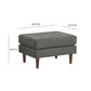 Cave Velvet Ottoman Ren L01110