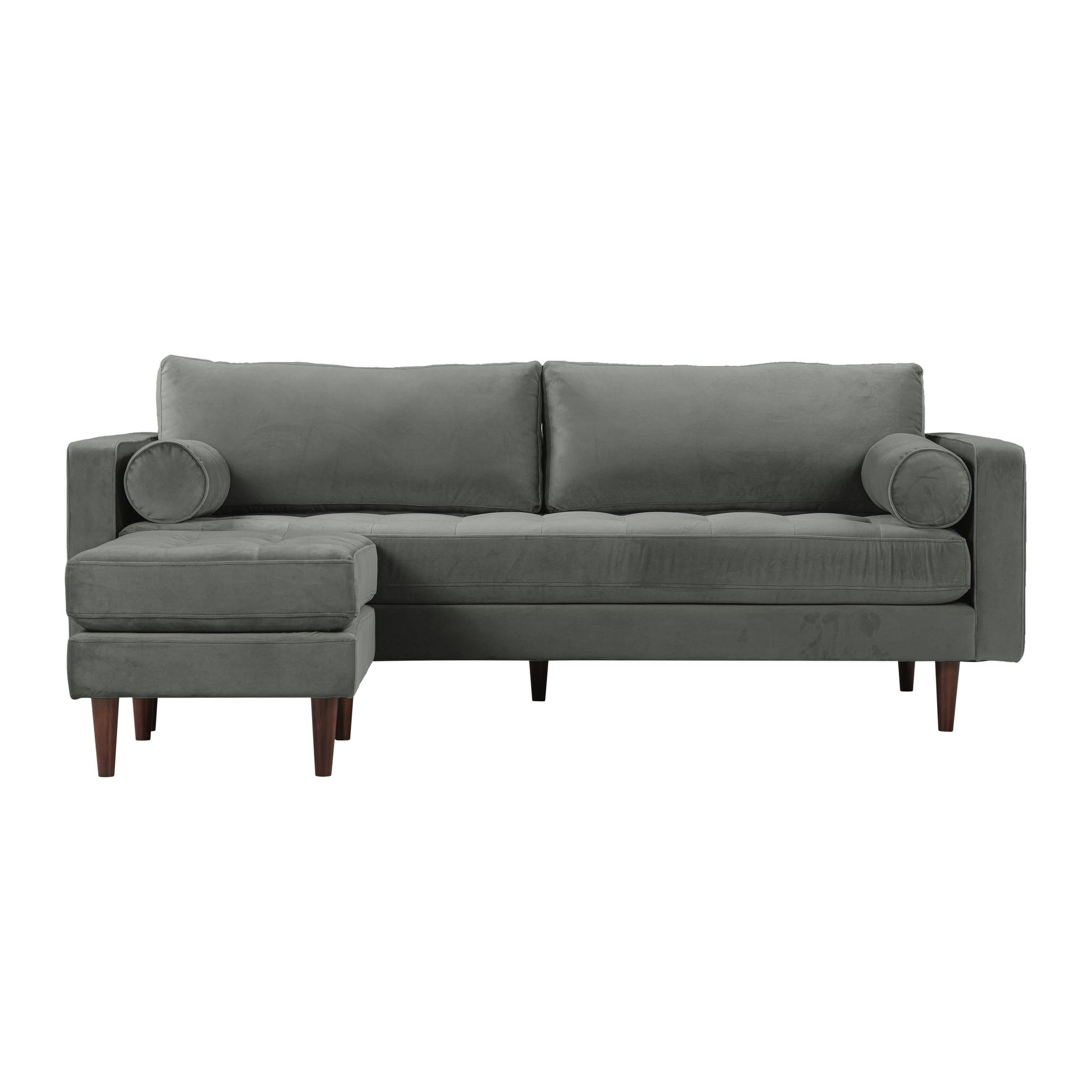 Cave 2 Piece Velvet Sectional Ren L01143 Sec