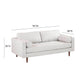 Cave 76 Tweed Loveseat Ren L01232