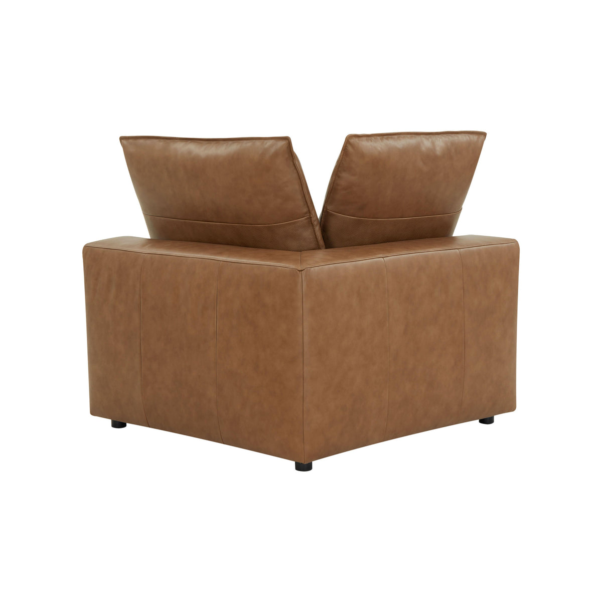 Cali Brown Leather Modular Corner Chair by TOV Furniture – photo 9 of 10