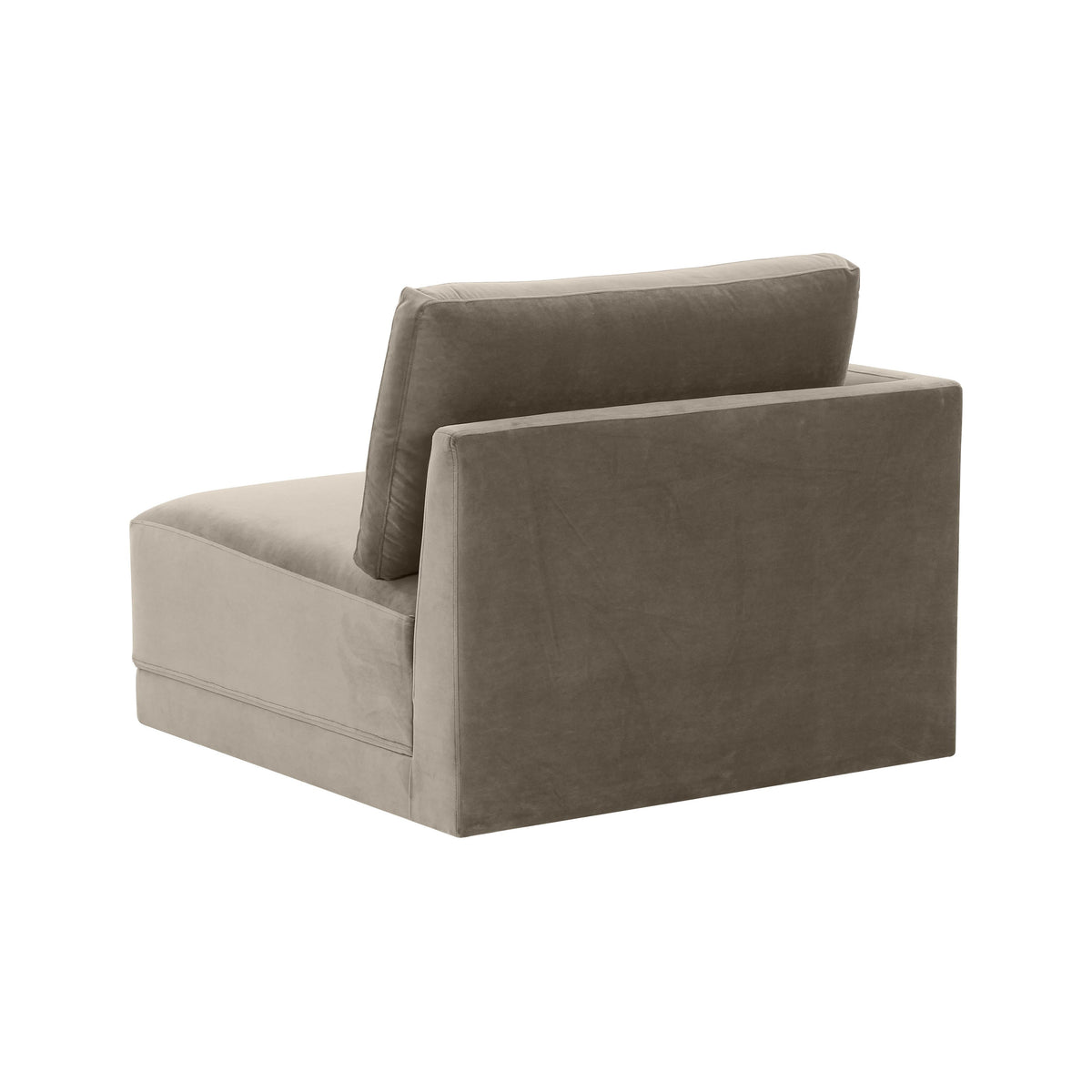 Willow Taupe Performance Velvet Modular LAF Corner Chair by TOV Furniture – photo 5 of 6