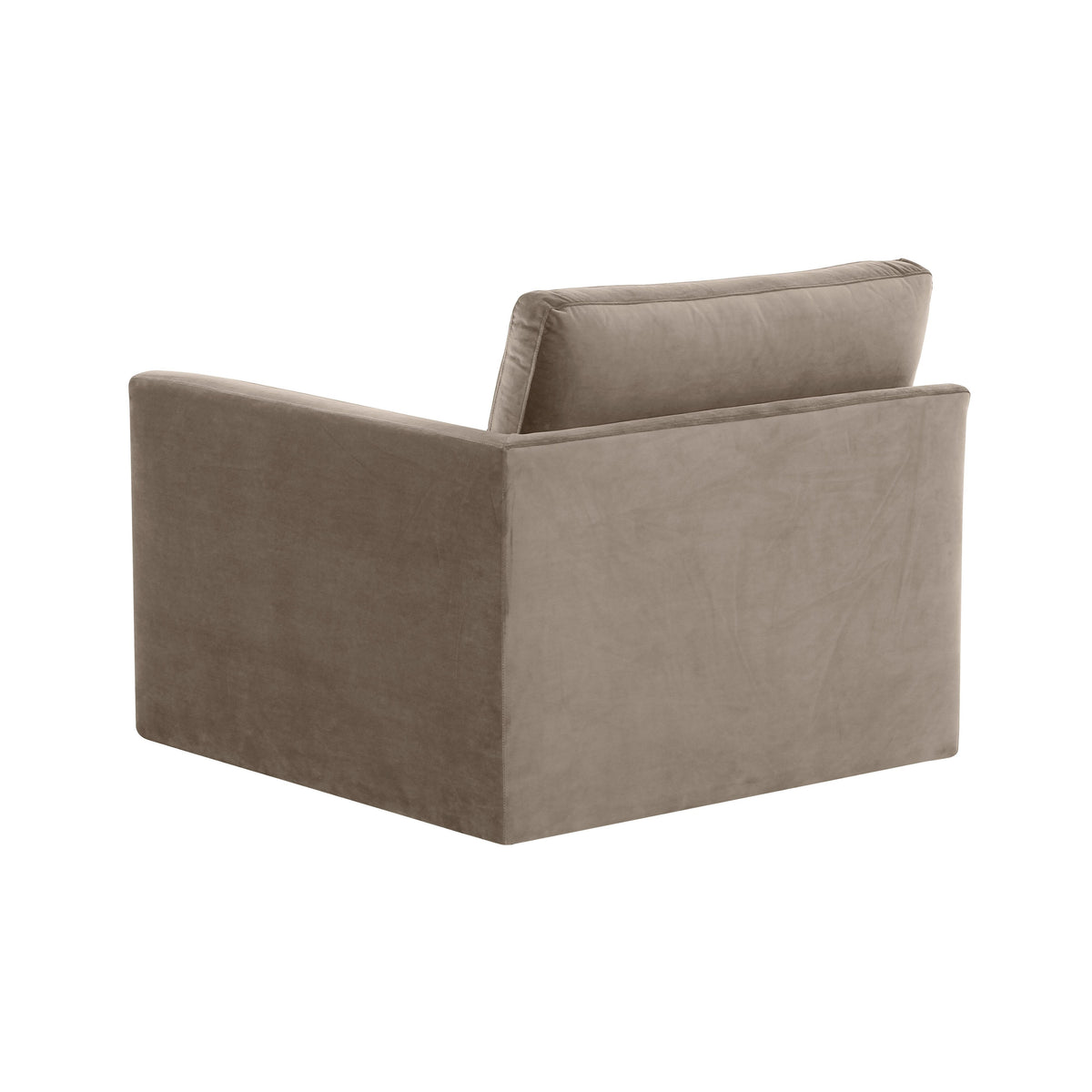 Willow Taupe Performance Velvet Modular RAF Corner Chair by TOV Furniture – photo 5 of 6