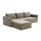 Willow 4 Piece Velvet Modular Sectional Ren L03140 Sec