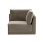 Willow Velvet Modular Corner Chair Ren L03140 W