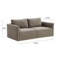 Willow 74 Velvet Modular Loveseat Ren L03112