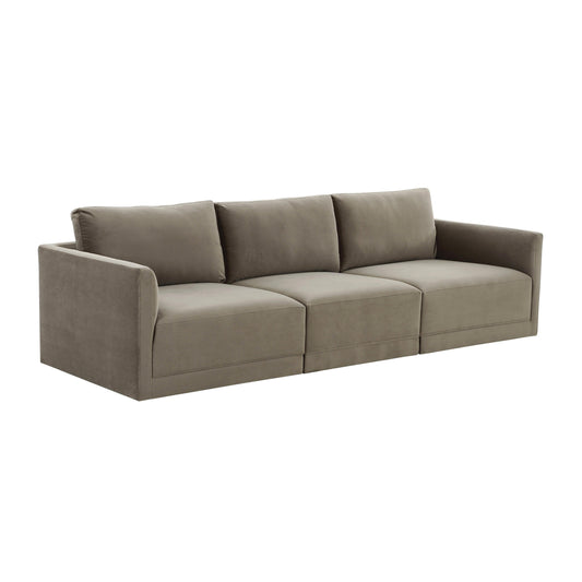 Willow 105 Velvet Modular Sofa Ren L03113