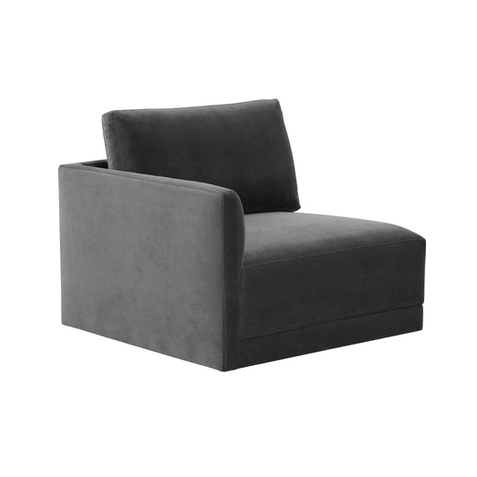 Willow Velvet Modular Laf Corner Chair Ren L03120 Lc