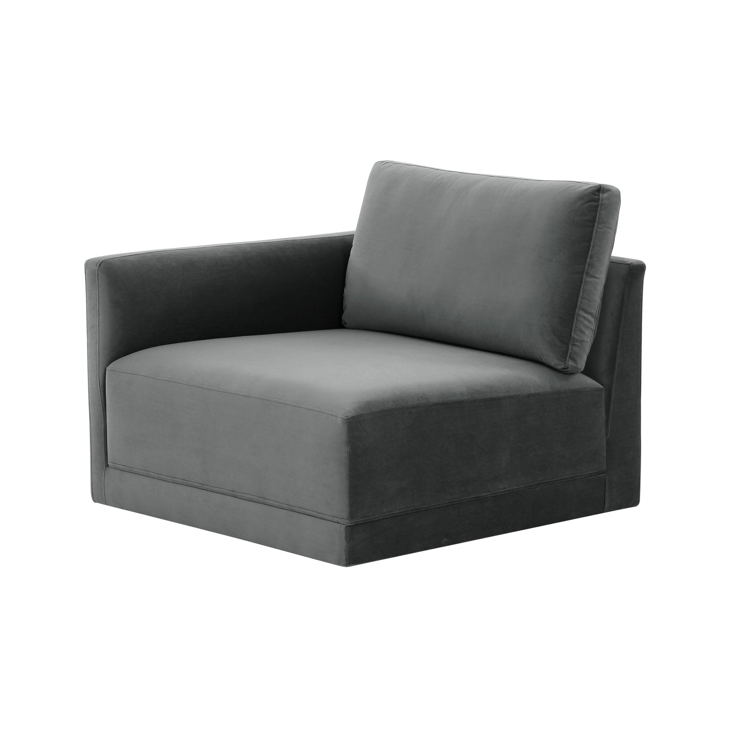 Willow Velvet Modular Laf Corner Chair Ren L03150 Lc