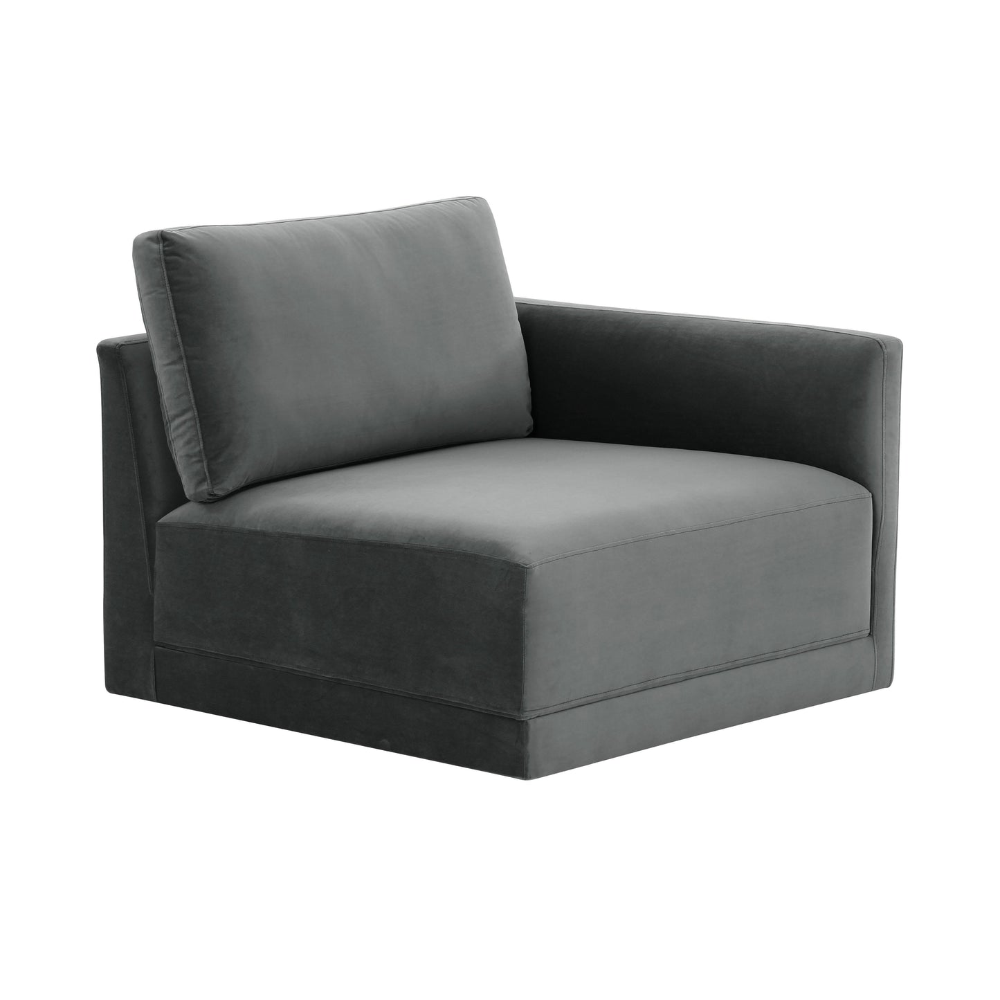 Willow Velvet Modular Raf Corner Chair Ren L03120 Rc