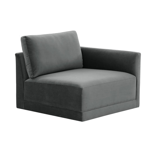 Willow Velvet Modular Raf Corner Chair Ren L03120 Rc