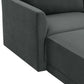 Willow 4 Piece Velvet Modular Sectional Ren L03140 Sec