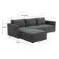 Willow 4 Piece Velvet Modular Sectional Ren L03140 Sec