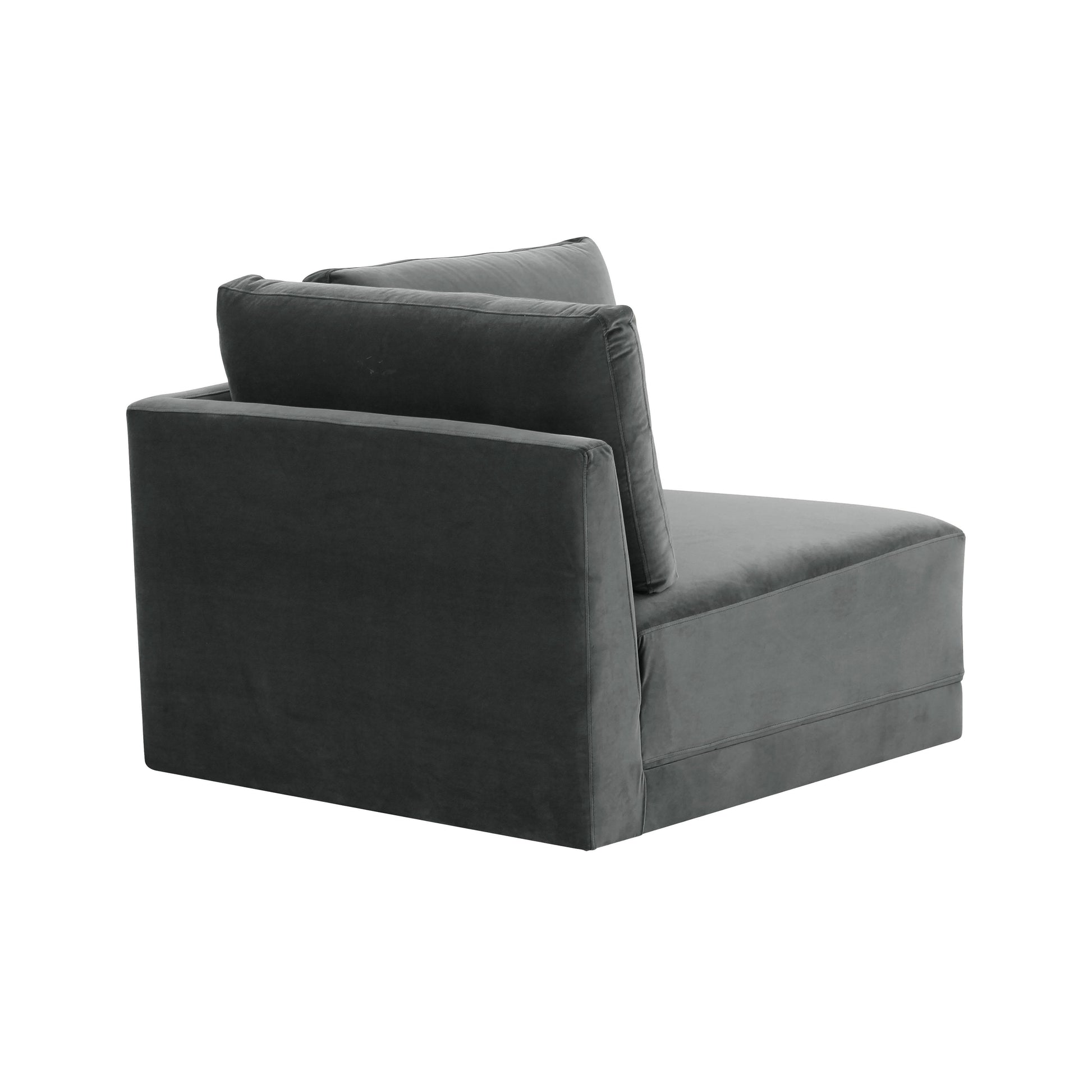 Willow Velvet Modular Corner Chair Ren L03140 W