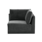 Willow Velvet Modular Corner Chair Ren L03140 W