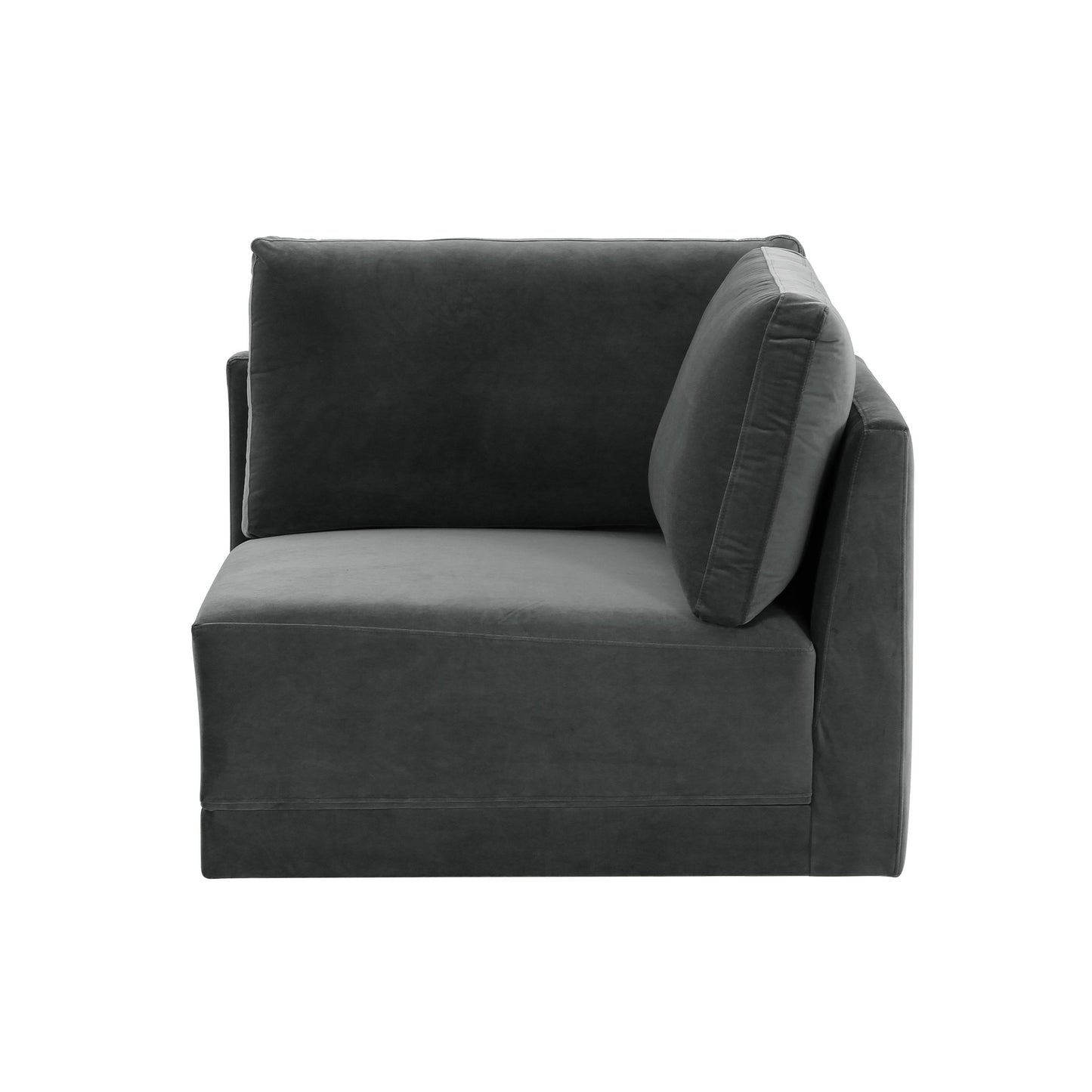 Willow Velvet Modular Corner Chair Ren L03140 W