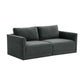 Willow 74 Velvet Modular Loveseat Ren L03122