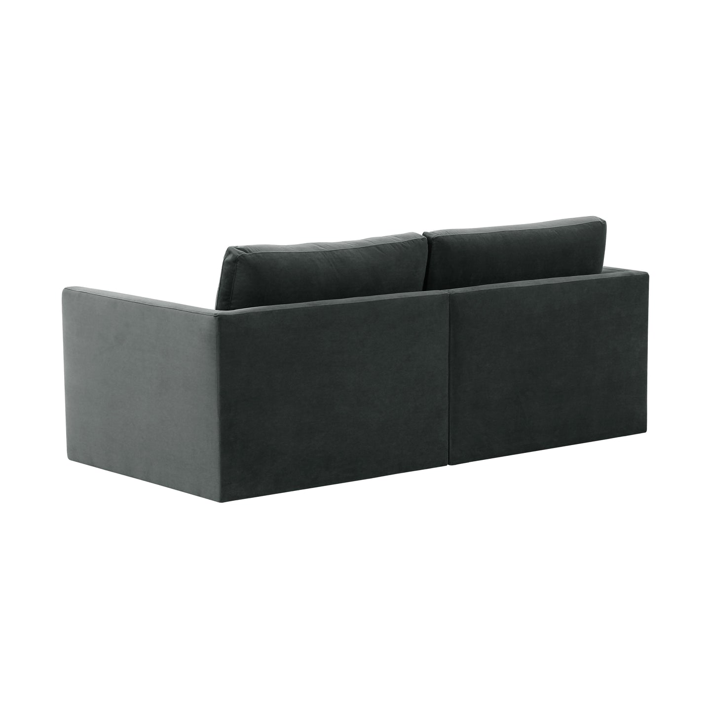 Willow 74 Velvet Modular Loveseat Ren L03132