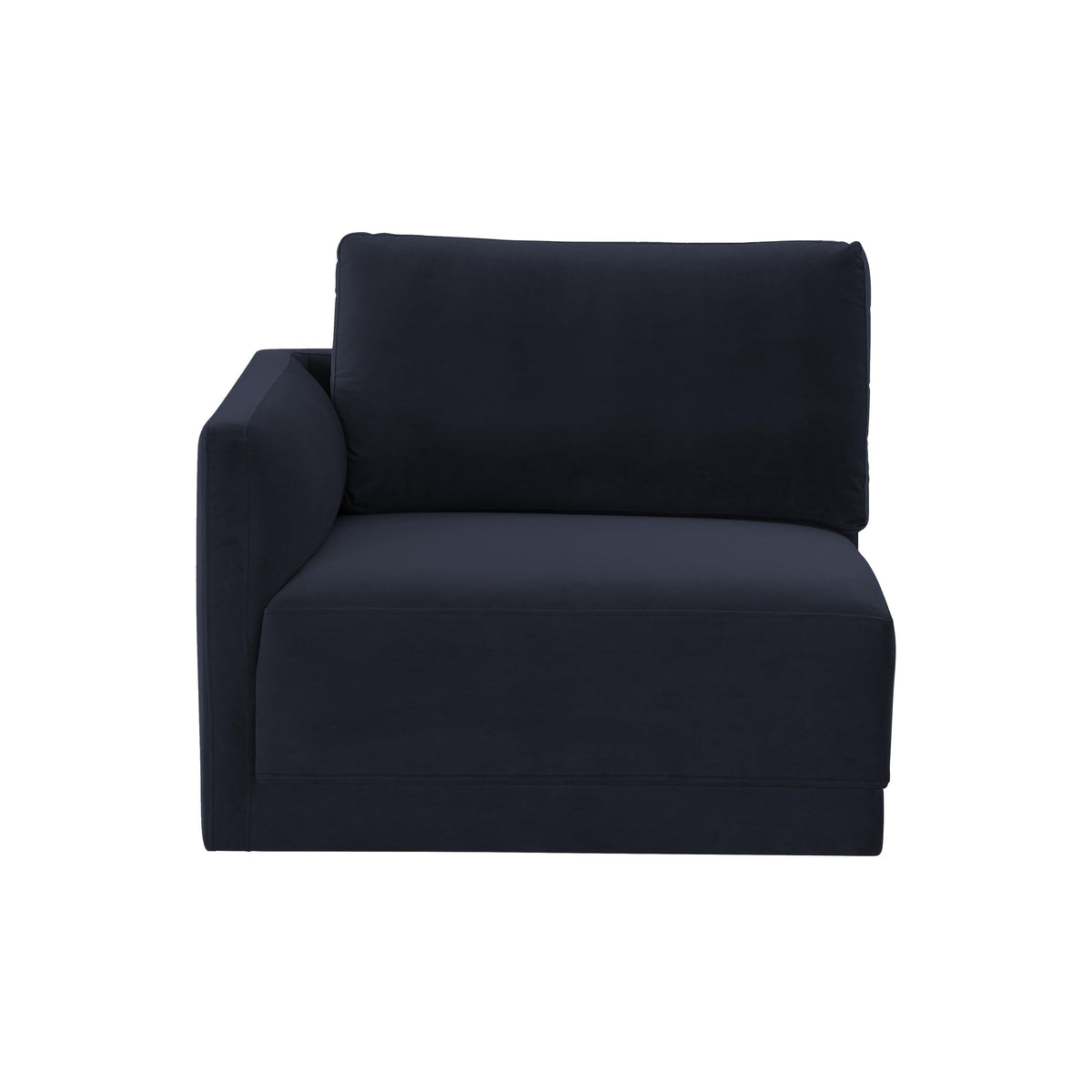 Willow Navy Performance Velvet Modular LAF Corner Chair by TOV Furniture – photo 3 of 6