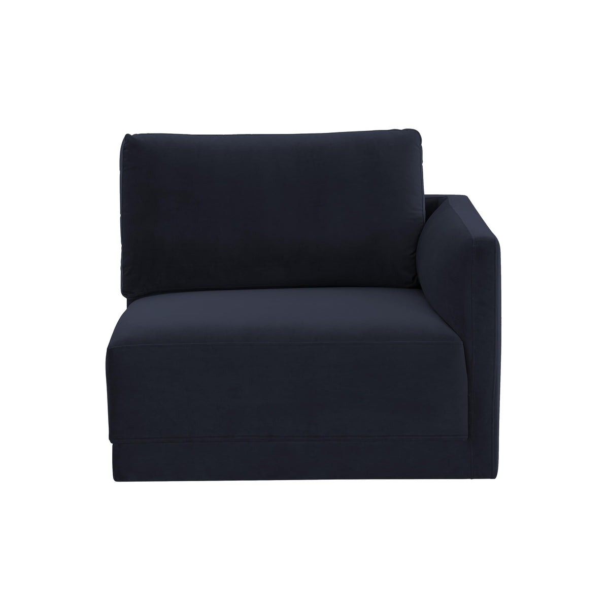 Willow Navy Performance Velvet Modular RAF Corner Chair by TOV Furniture – photo 3 of 6