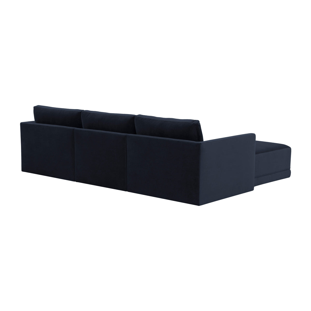 Willow Navy Performance Velvet Modular Sectional by TOV Furniture – photo 4 of 6
