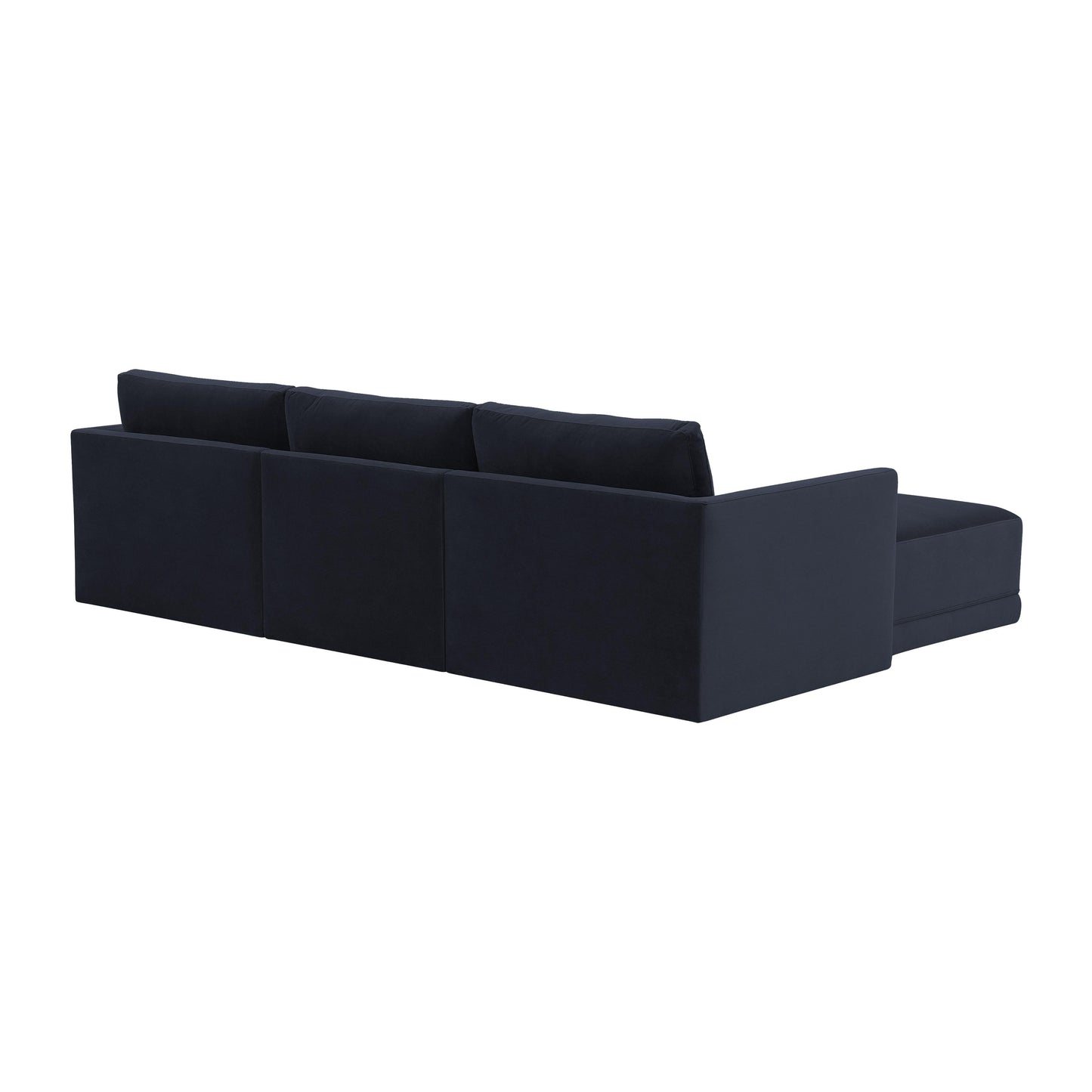 Willow 4 Piece Velvet Modular Sectional Ren L03140 Sec