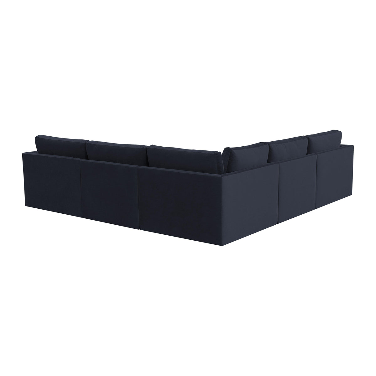 Willow Navy Performance Velvet Modular L Sectional by TOV Furniture – photo 4 of 6