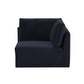 Willow Velvet Modular Corner Chair Ren L03140 W