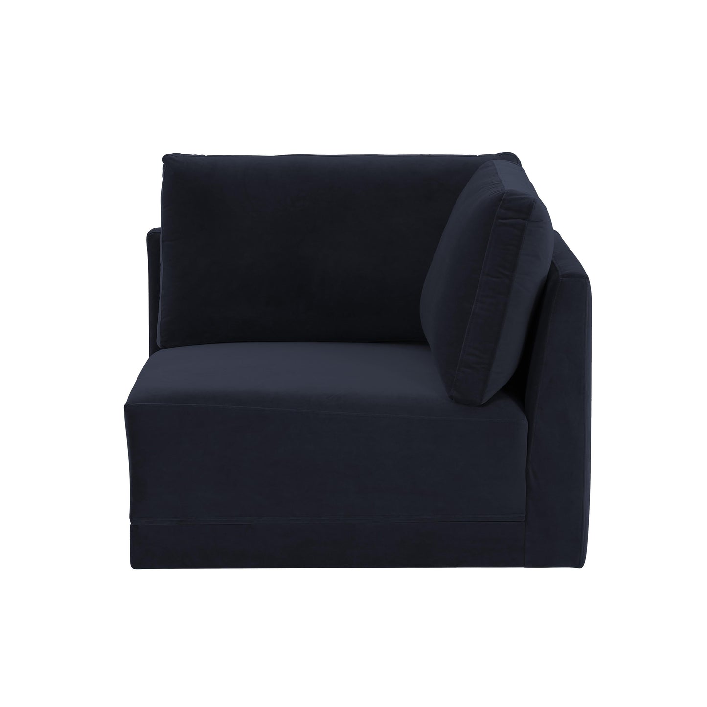 Willow Velvet Modular Corner Chair Ren L03140 W
